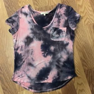 Wishful Park Pink & Blue Tie Dye Shirt - M